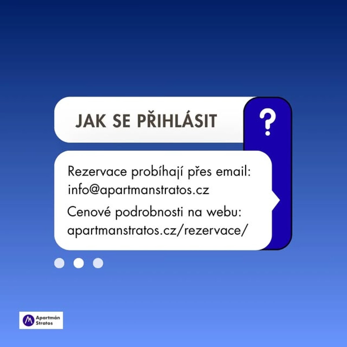 info@apartmanstratos.cz
https://apartmanstratos.cz/rezervace/